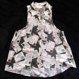 Marilyn Monroe Collection Postcard Blouse